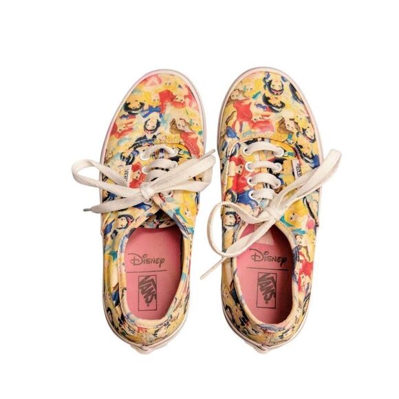 Vans Disney Princesses Snow White Little Mermaid Belle Jasmine Cinderella Shoes - Picture 4 of 12